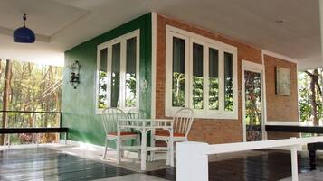 Family Cottage, 1 King Bed, Patio, Garden Area | Terrace/patio
