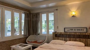 Casa de campo familiar, 1 cama King size, patio, en el área del jardín | Camas extra