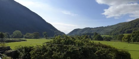 Blick von der Unterkunft