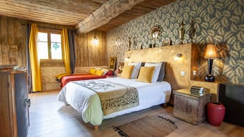 Superior suite, en-suite badkamer, uitzicht op tuin (Chambre 4)