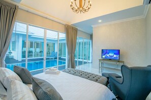 3 Bedrooms Private Pool Villa | 3 多间卧室、遮光窗帘、婴儿床、免费 WiFi
