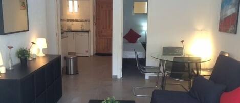 Apartment, 2 Bedrooms, Terrace | Living area | Flat-screen TV