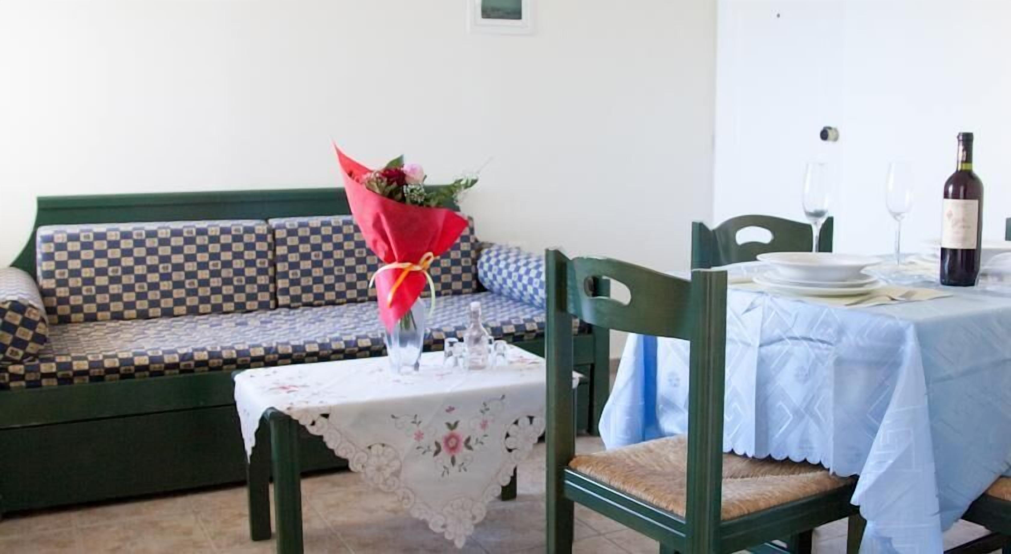 Apartment, 1 Bedroom, Sea View | Living area | Flat-screen TV