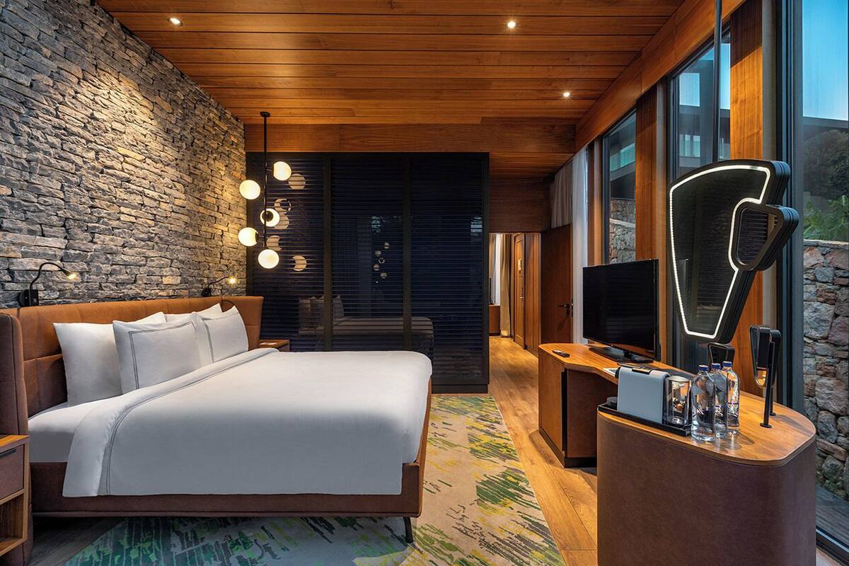 1 habitación, ropa de cama de alta calidad y colchones Tempur-Pedic