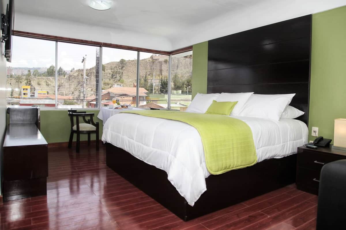 Suite | Premium bedding, down comforters, Tempur-Pedic beds, minibar