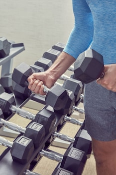 Fitness center at Artezen Hotel