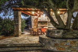 BBQ/picnic area - Etoile De Mer Villa (Andros)