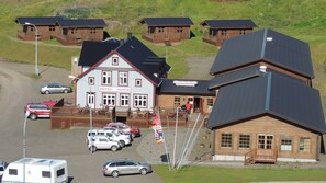 Aerial view - Hotel Framtíð (Djupivogur)