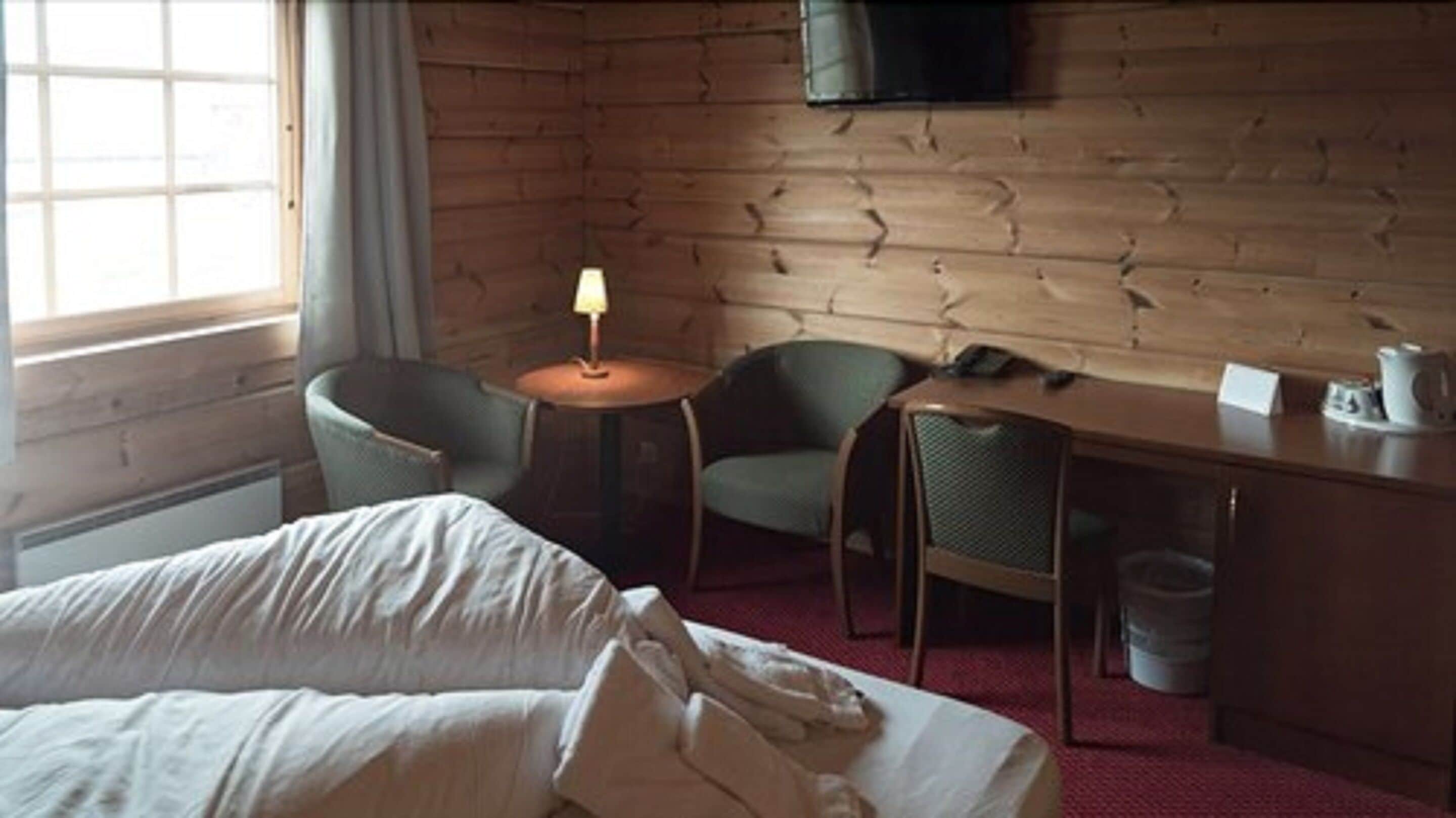 double or twin room | desk, laptop workspace, blackout curtains, iron/ironing board