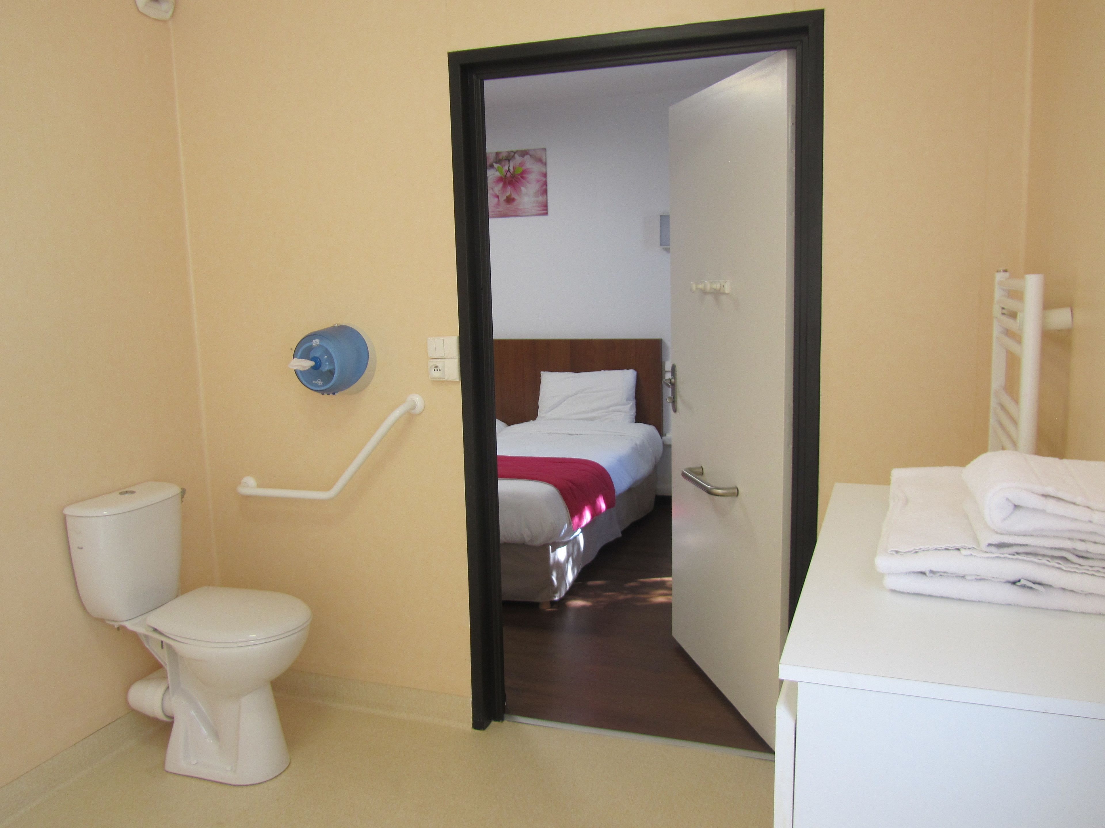 comfort double or twin room, 1 queen bed, accessible | bathroom amenities | bathtub, free toiletries, hair dryer, towels