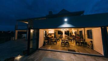 Front of property - evening/night