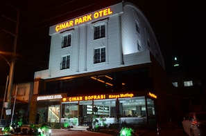 Front of property - evening/night