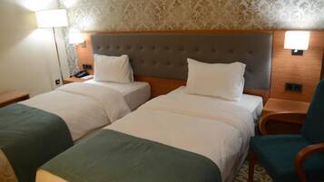Sábanas de algodón egipcio, ropa de cama hipoalergénica y minibar
