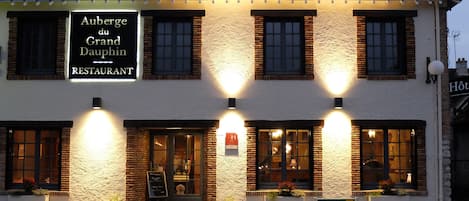 Front of property – evening/night