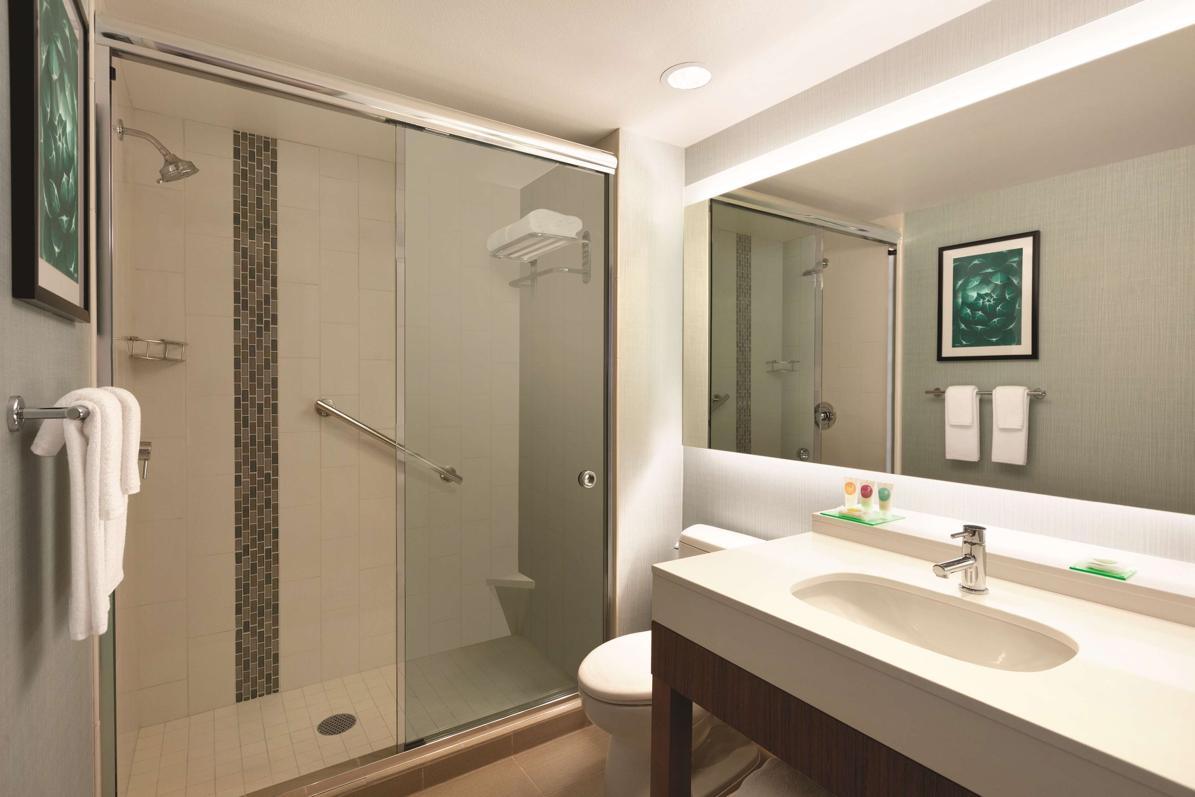 free toiletries, hair dryer, towels, soap