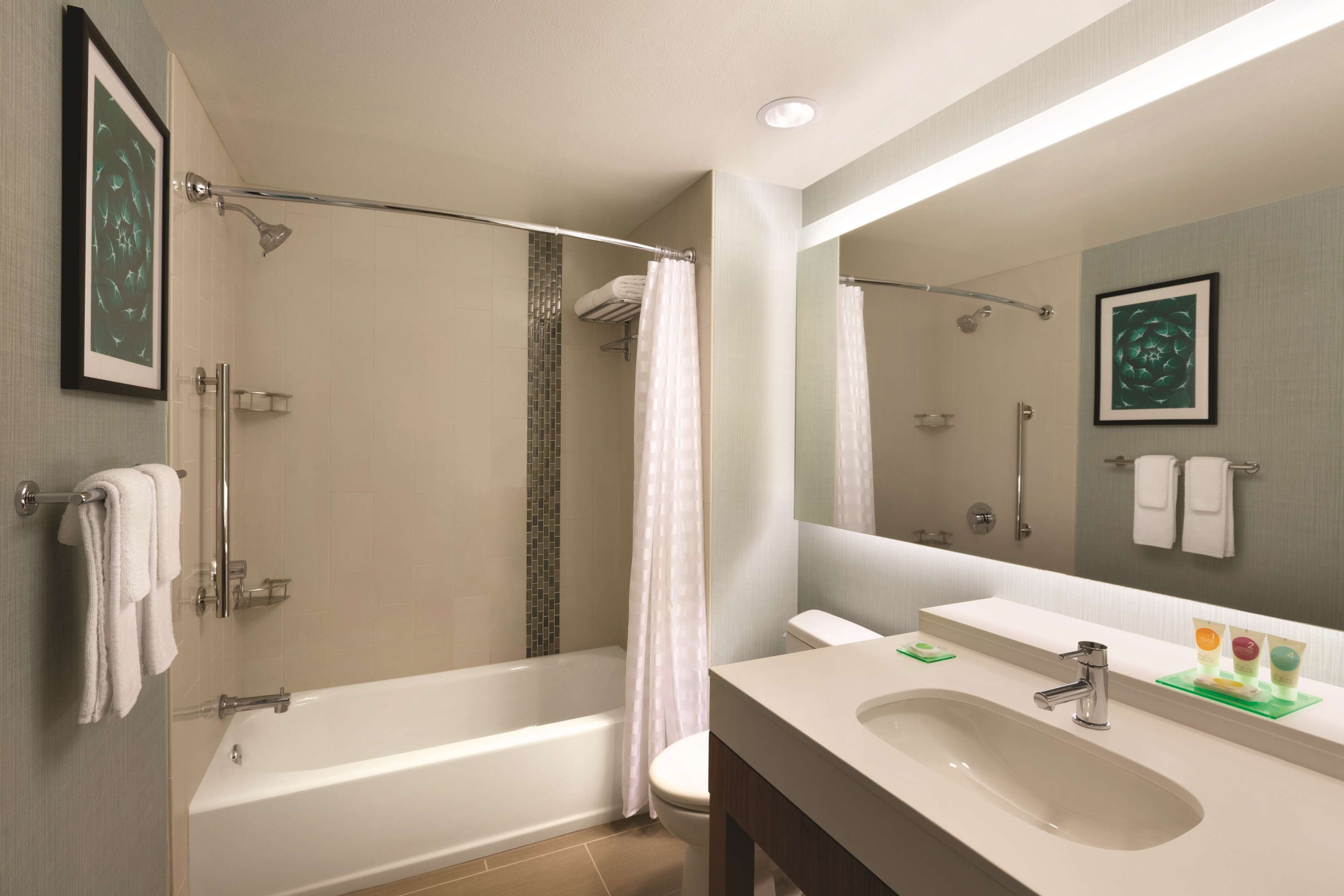 free toiletries, hair dryer, towels, soap