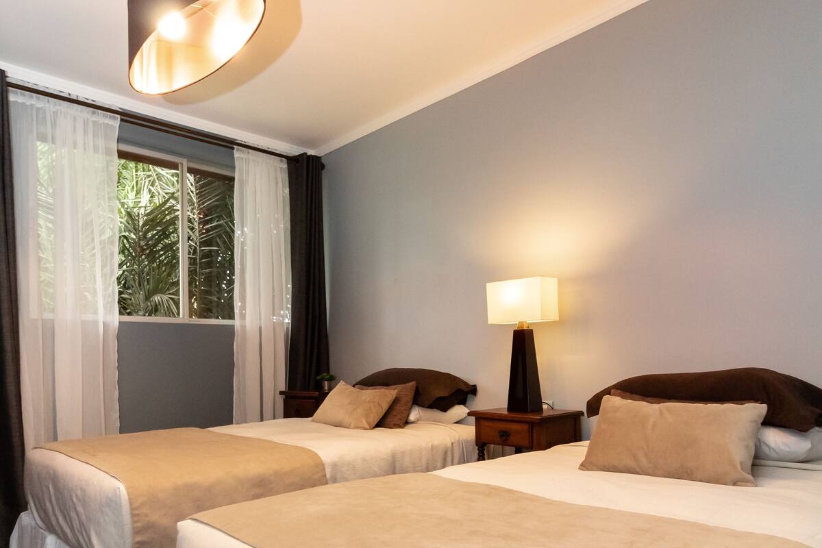 Standard Twin Room, Garden View | In-room safe, soundproofing, iron/ironing board (on request), free WiFi