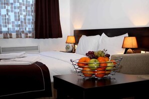 Leilighet, 2 soverom | Strykejern/-brett, barnesenger, wi-fi (inkludert) og sengetøy