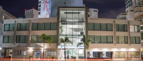 Façana frontal de l'allotjament