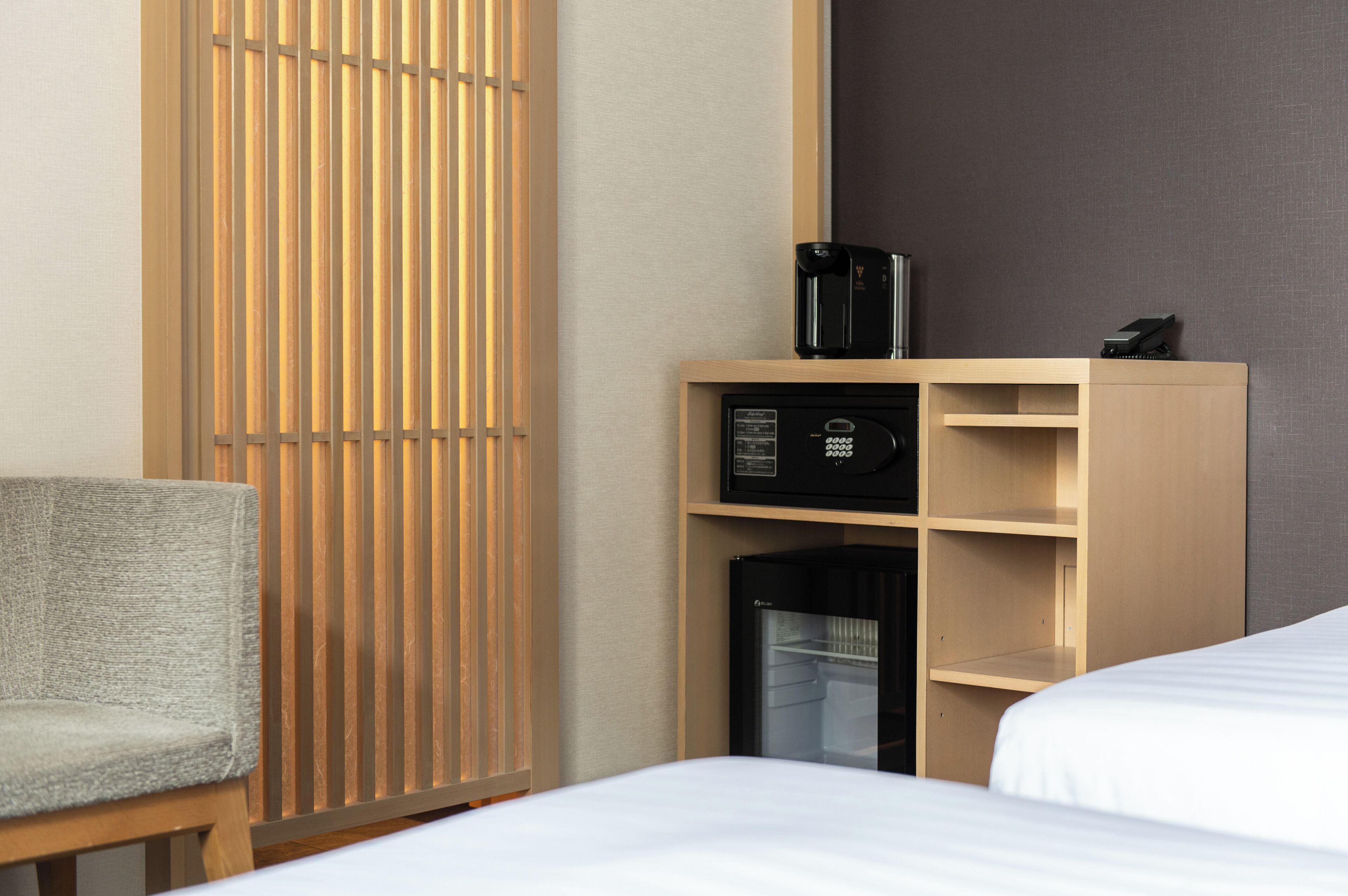 superior twin room | minibar, in-room safe, blackout curtains, iron/ironing board