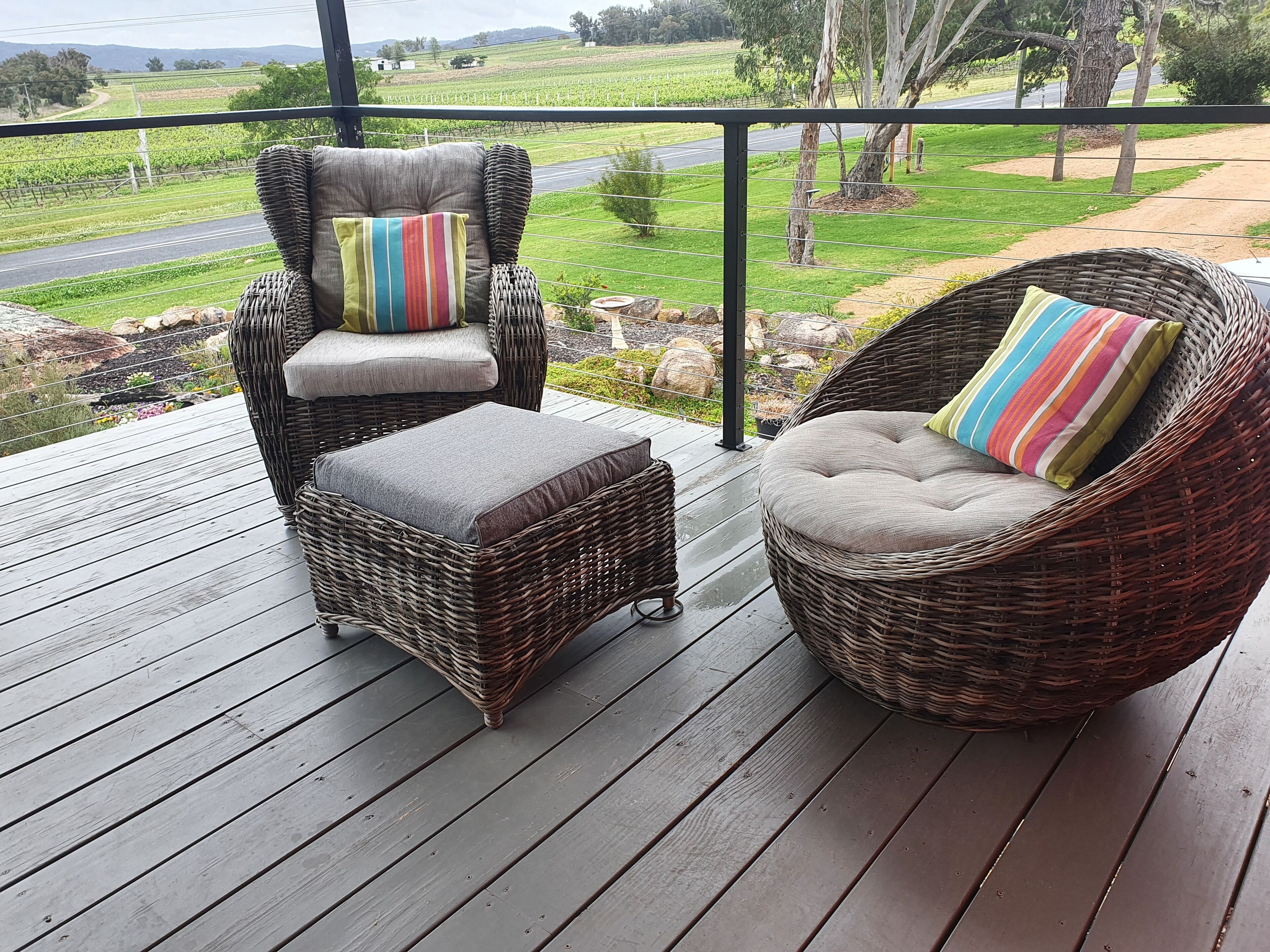 Luxury House, 3 Bedrooms, Balcony, Vineyard View | Balkoni
