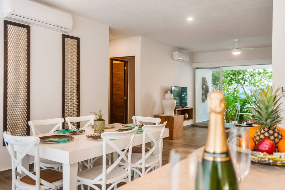 2 habitaciones, ropa de cama de alta calidad y colchones con pillow-top 