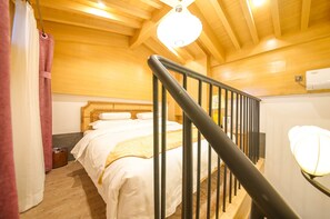 Romantic Double Room | Down duvets, individually decorated, blackout curtains, free WiFi