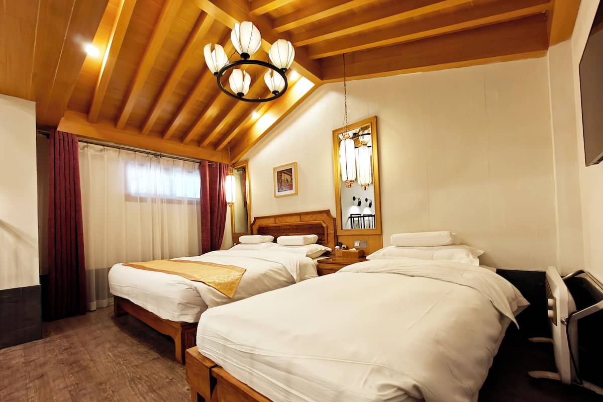 Down duvets, individually decorated, blackout curtains, free WiFi