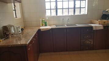 Executive Villa, 3 Bedrooms | Private kitchen | Fridge, microwave, oven, stovetop