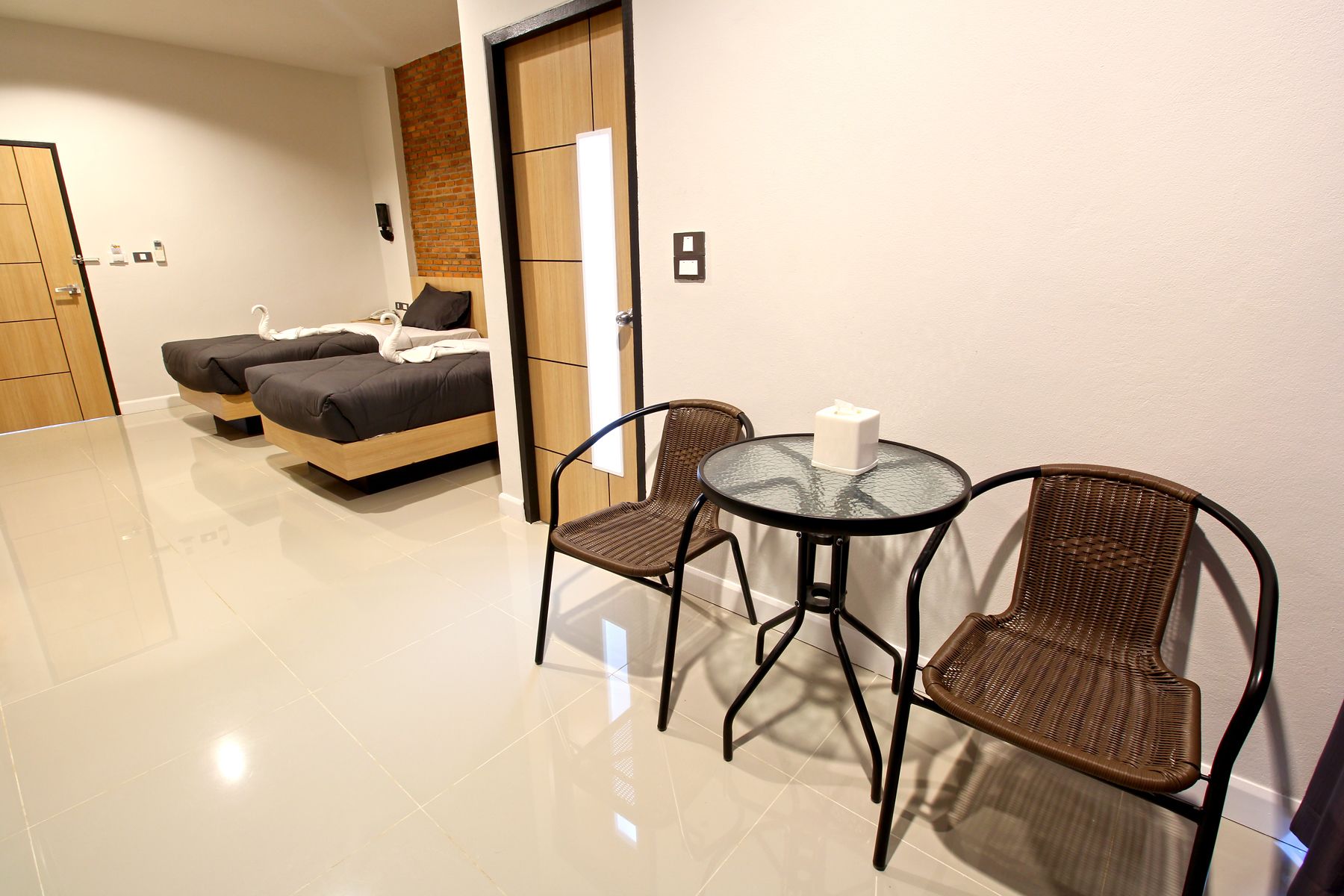 superior twin room, 2 single beds | desk, blackout curtains, free wifi