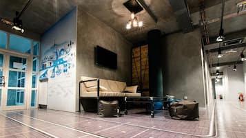 Sala de estar en el lobby