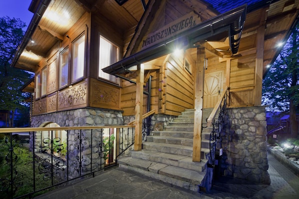 Entrada de la propiedad