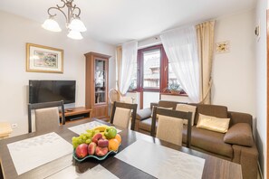Apartment, 2 Bedrooms, Balcony, Mountain View | Living room | Flat-screen TV - Apartamenty ApartArt Zakopane (Zakopane)