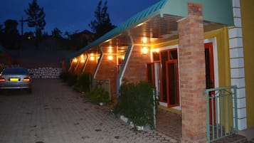Front of property – evening/night