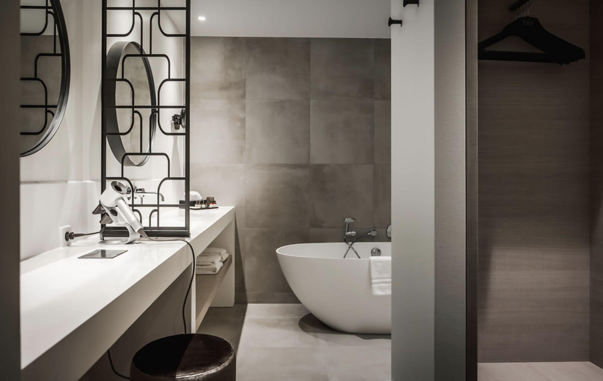 comfort double room, terrace | in-room safe, desk, soundproofing, iron/ironing board