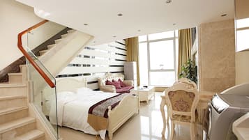 1 habitación, caja de seguridad en la habitación y cortinas blackout