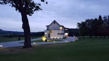 Front of property - evening/night
