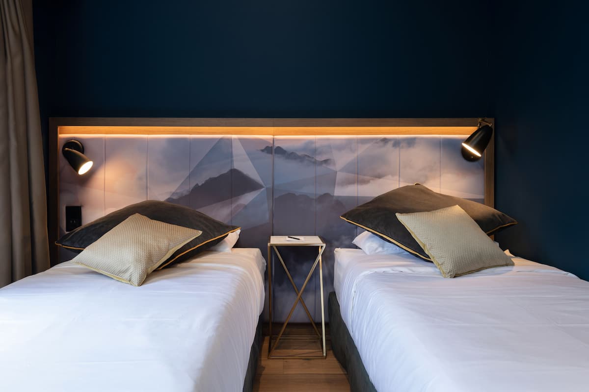 Chambre avec lits jumeaux