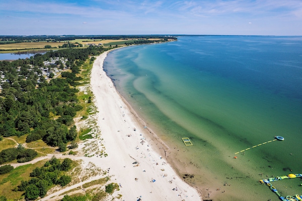 På stranden, fiskeri