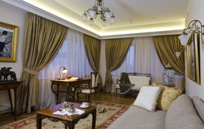 Grand Suite, 1 Bedroom | Premium bedding, down comforters, minibar, in-room safe - Russo-Balt Hotel (Moscow)