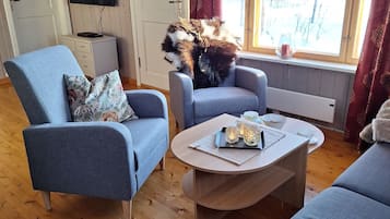 Cottage, 3 chambres | Coin séjour