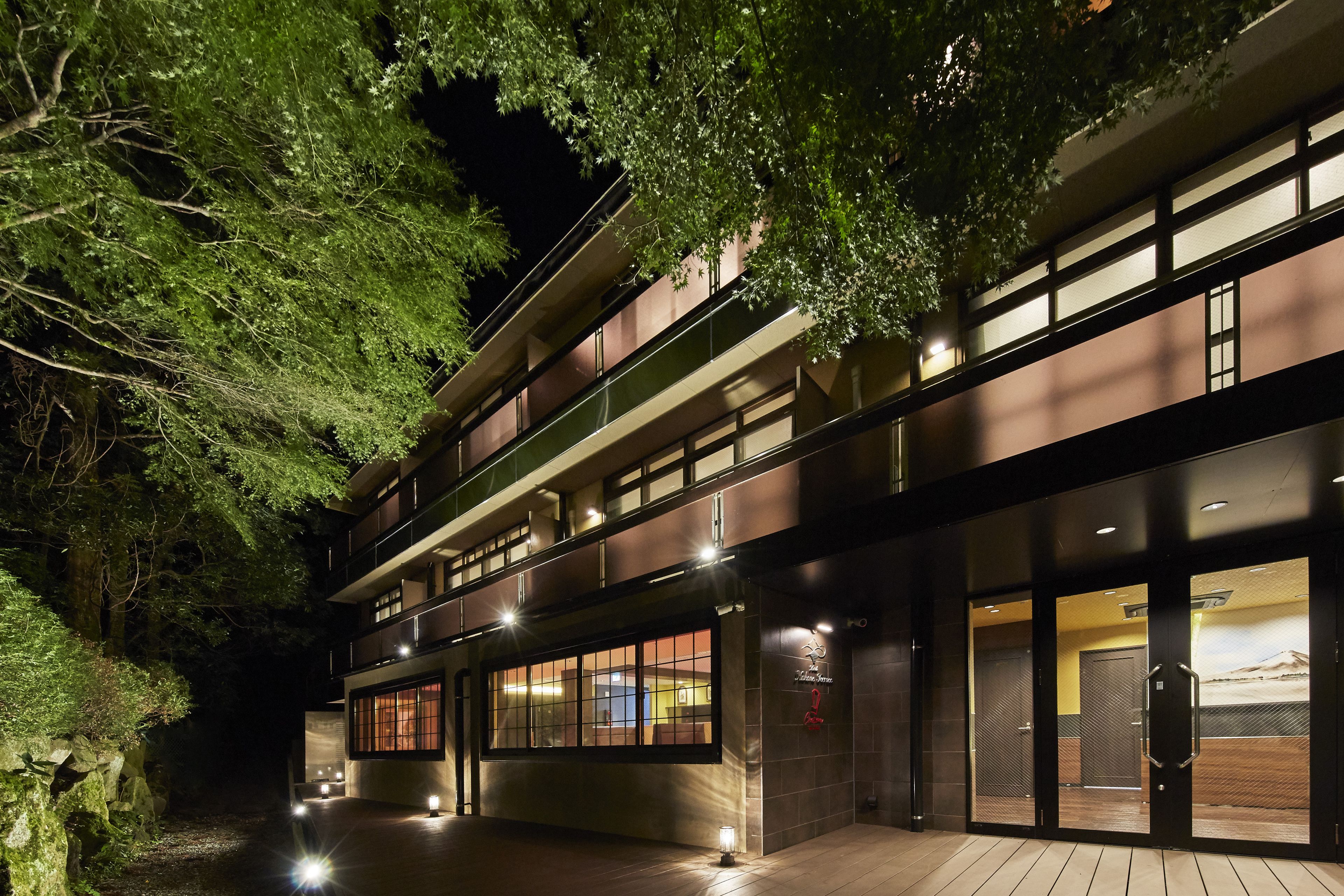 front of property – evening/night