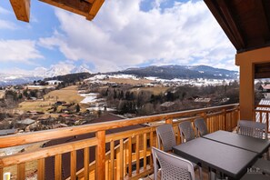Apartment, 4 Bedrooms | Terrace/patio - Resid Terresens Les Fermes du Mont Blanc -combloux (Combloux)