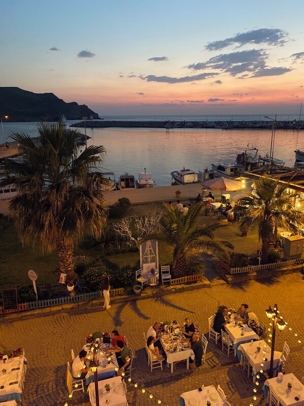 Aerial view - Kale Motel (Gökçeada)