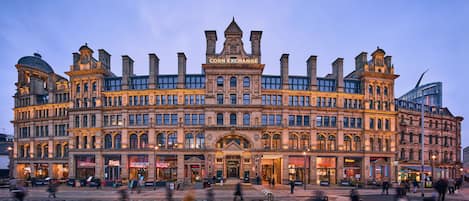 Front of property – evening/night