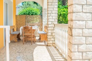 Apartment, Ground Floor (A3 ) | Terrace/patio - Vacation Pool Apartments (Sveta Nedelja)