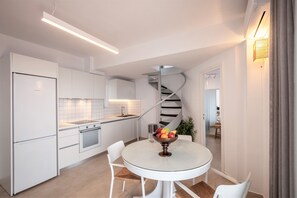 Maisonette, Meerblick | Eigene Küche | Großer Kühlschrank, Ofen, Herdplatte, Espressomaschine