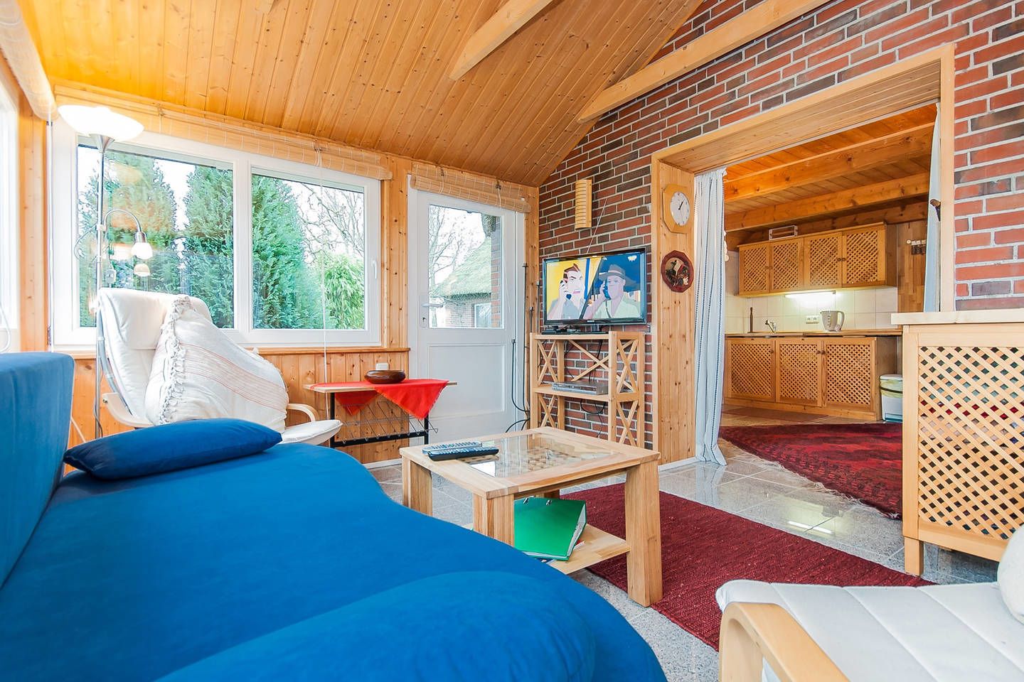 Classic Apartment, 1 Bedroom (Huehnerstall) | Living area | Flat-screen TV