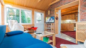 Classic Apartment, 1 Bedroom (Huehnerstall) | Living area | Flat-screen TV