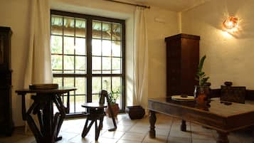 Triple Room, Terrace | Living area | Flat-screen TV